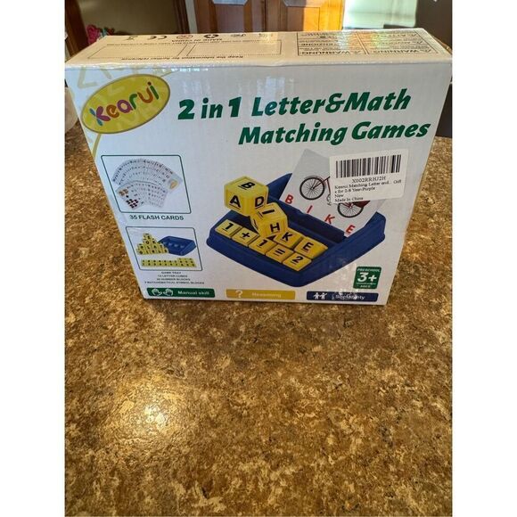 New Two and one letter and math matching game - Picture 1 of 2